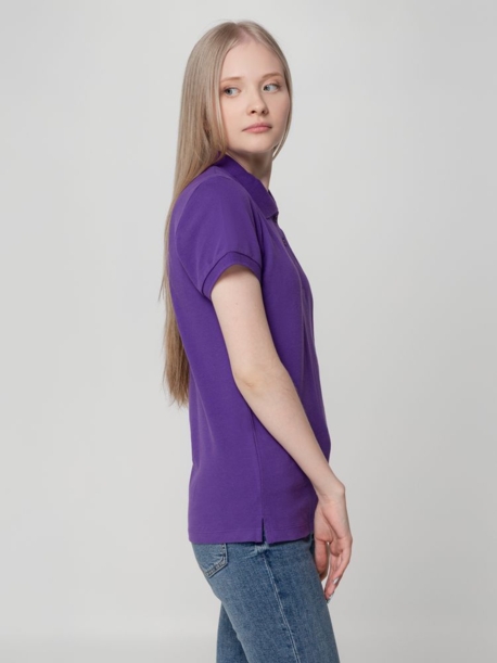 Рубашка поло женская Virma lady, фиолетовая, размер XXL (Изображение 6)