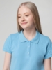 Рубашка поло женская Virma lady, голубая, размер XXL (Изображение 8)
