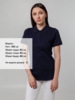 Рубашка поло женская Virma Stretch Lady, темно-синяя, размер XL (Изображение 4)