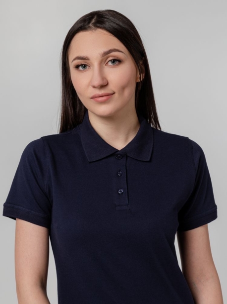 Рубашка поло женская Virma Stretch Lady, темно-синяя, размер XL (Изображение 8)