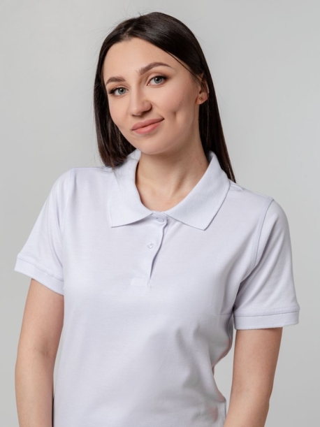 Рубашка поло женская Virma Stretch Lady, белая, размер XXL (Изображение 8)