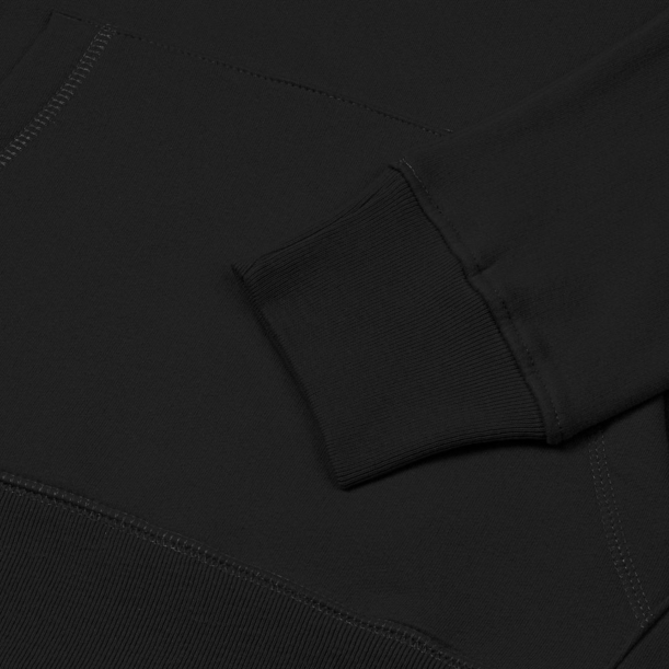 Толстовка с капюшоном унисекс Hoodie, черная, размер L (Изображение 4)