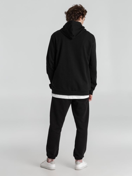 Толстовка с капюшоном унисекс Hoodie, черная, размер L (Изображение 9)