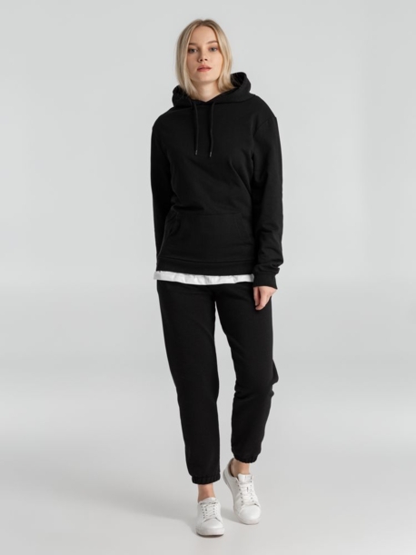 Толстовка с капюшоном унисекс Hoodie, черная, размер L (Изображение 11)