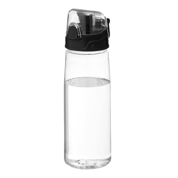 Бутылка для воды FLASK, 800 мл; 25,2х7,7см, прозрачный, пластик (Изображение 1)