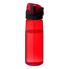Бутылка для воды FLASK, 800 мл; 25,2х7,7см, красный, пластик (Изображение 1)