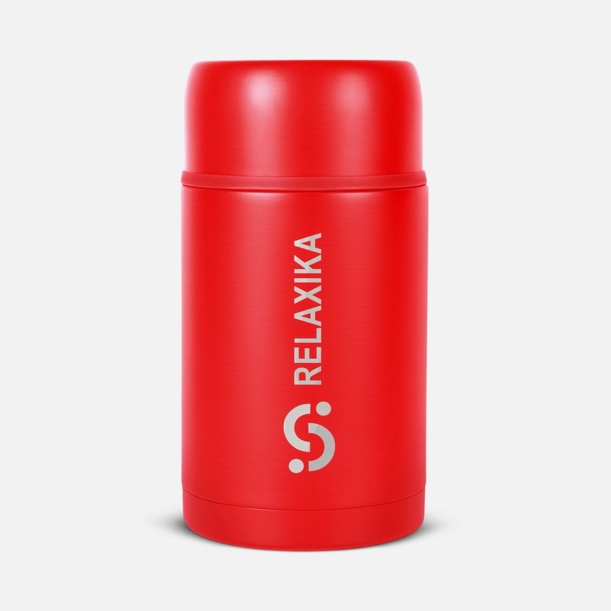 Термос для еды Relaxika 1000, красный (Изображение 1)