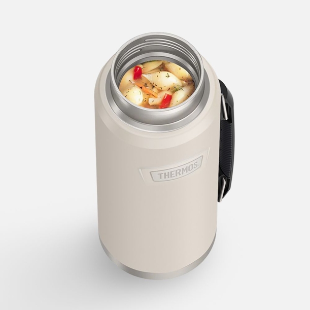 Термос Icon 1200, бежевый (Изображение 6)
