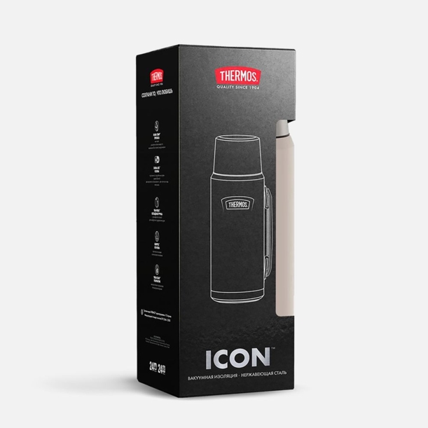 Термос Icon 1200, бежевый (Изображение 9)