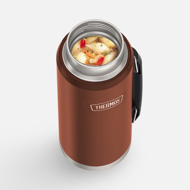 Термос Icon 1200, коричневый (Изображение 7)