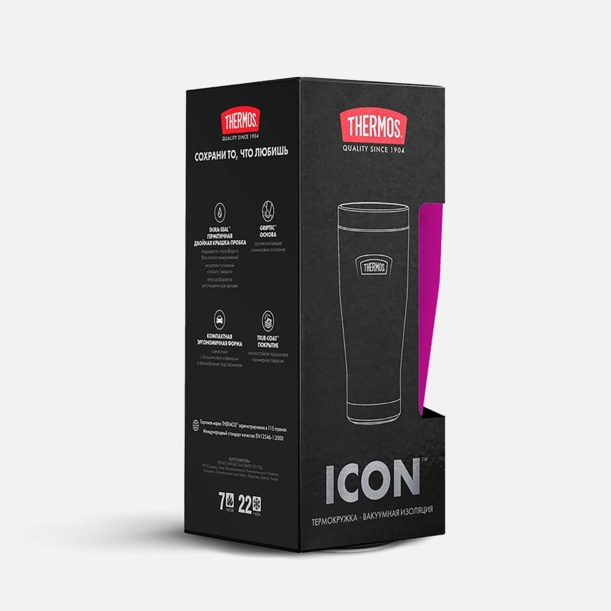 Термокружка Icon 470, фиолетовая (Изображение 8)