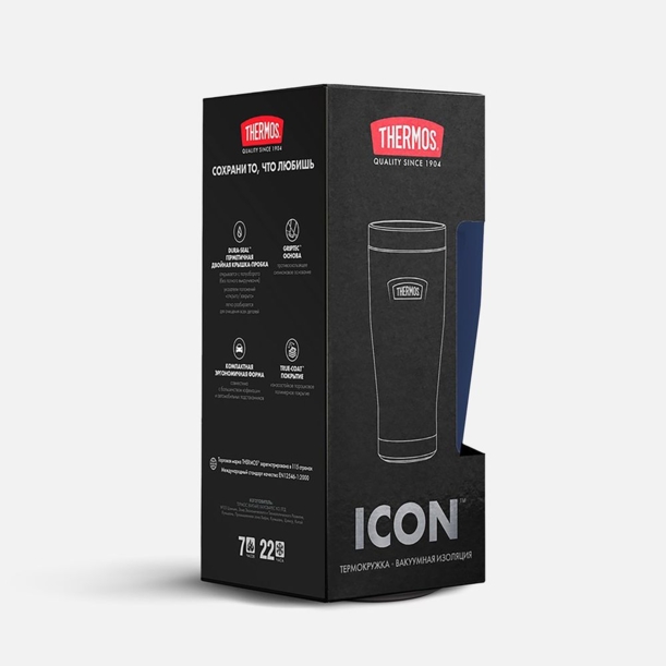 Термокружка Icon 470, синяя (Изображение 8)