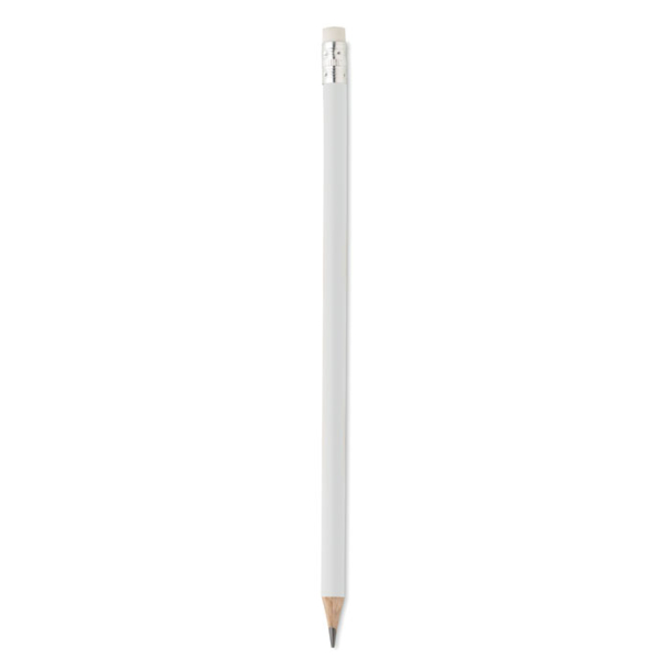 Natural pencil with eraser (белый) (Изображение 1)