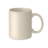 Coloured ceramic mug 300ml (бежевый) (Изображение 1)