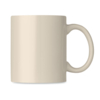 Coloured ceramic mug 300ml (бежевый) (Изображение 2)