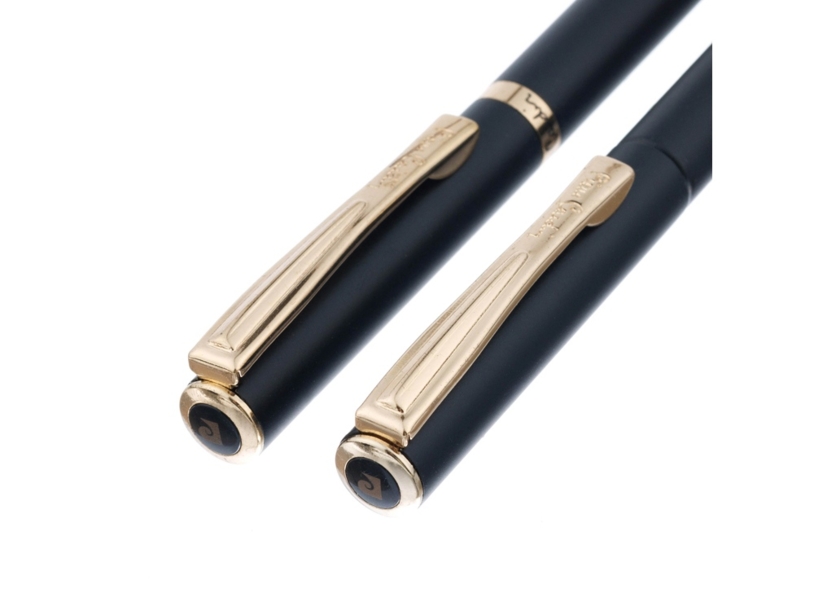 Набор «ПАРА (PEN&amp;PEN)»: ручка шариковая, ручка-роллер (черный) (Изображение 7)