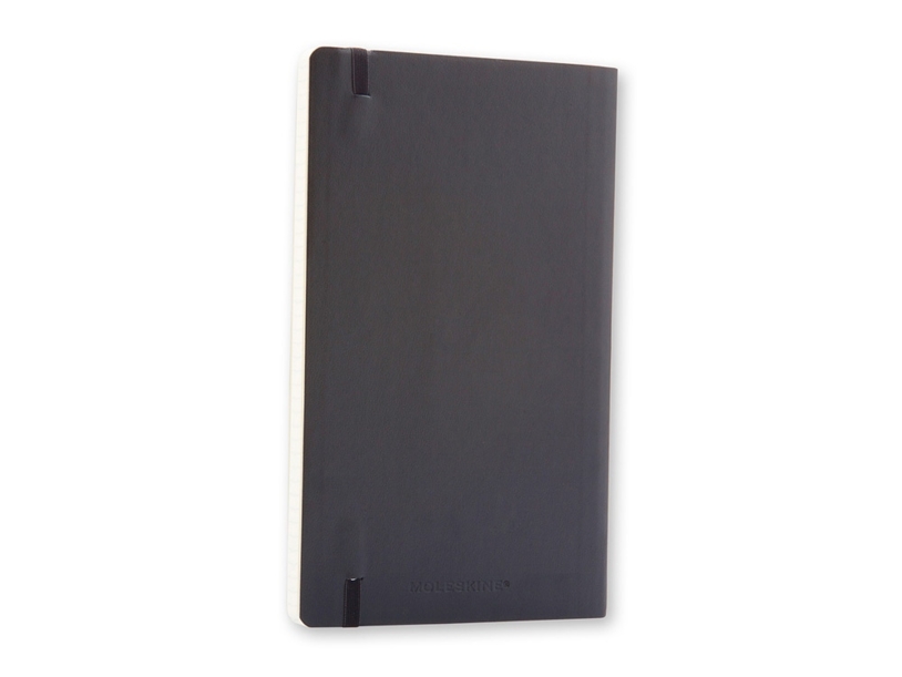 Записная книжка А5 (Large) Classic Soft (в клетку) (черный) (Изображение 2)