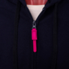 Пуллеры на молнию BILLY, ярко-розовый, комплект, 10 шт., силикон (Изображение 1)