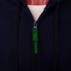 Пуллеры на молнию BILLY, темно-зеленый, комплект, 10 шт., силикон (Изображение 1)