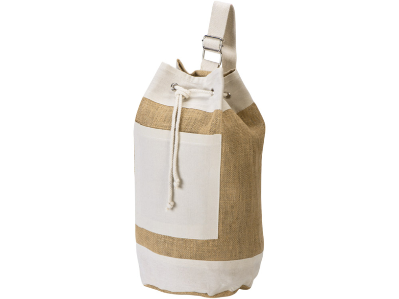 Рюкзак Jute из джута на одной лямке (натуральный) (Изображение 2)