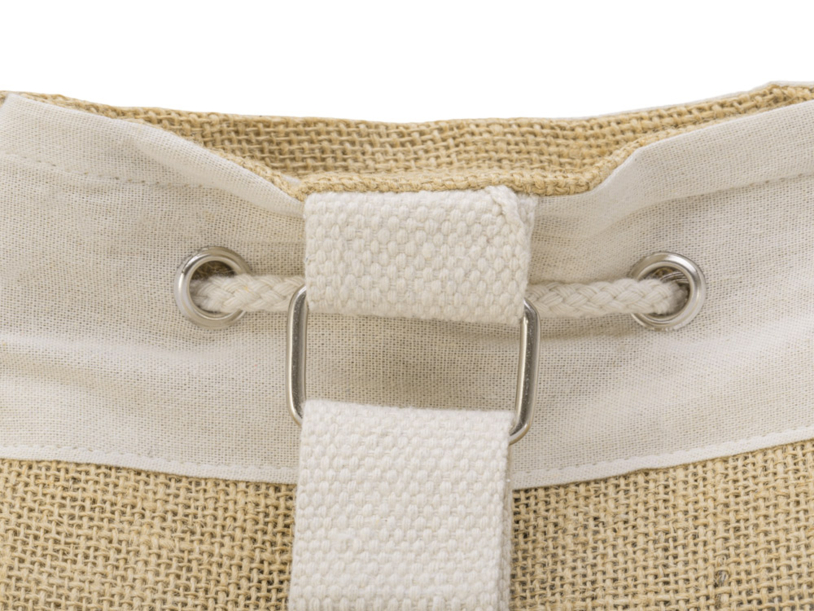 Рюкзак Jute из джута на одной лямке (натуральный) (Изображение 8)