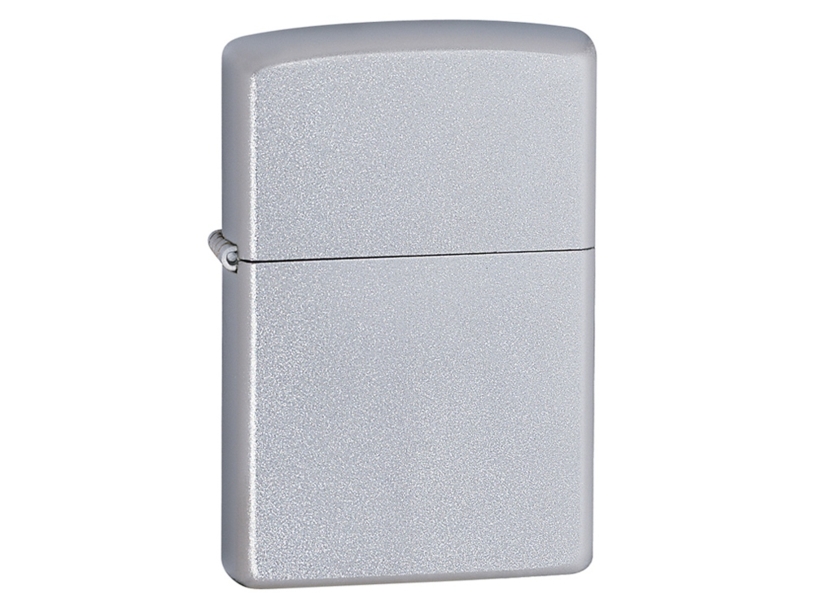 Зажигалка ZIPPO Classic с покрытием Satin Chrome™ (серебристый) (Изображение 1)