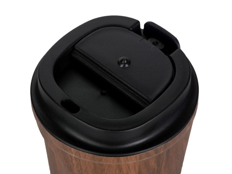 Термокружка «CAFÉ COMPACT» (дерево) (Изображение 4)