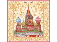 Платок «Собор Василия Блаженного» (разноцветный)