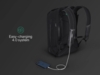 Антикражный рюкзак-трансформер Clickpack Travlo для ноутбука 16" (Изображение 7)