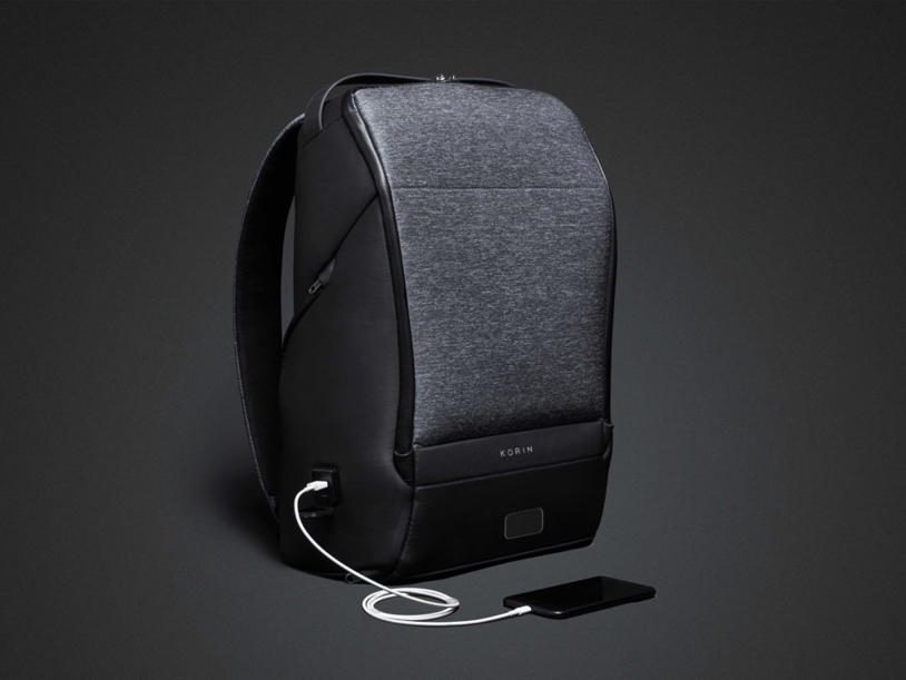 Водостойкий антикражный рюкзак FlexPackPro для ноутбука 15.6" (Изображение 9)