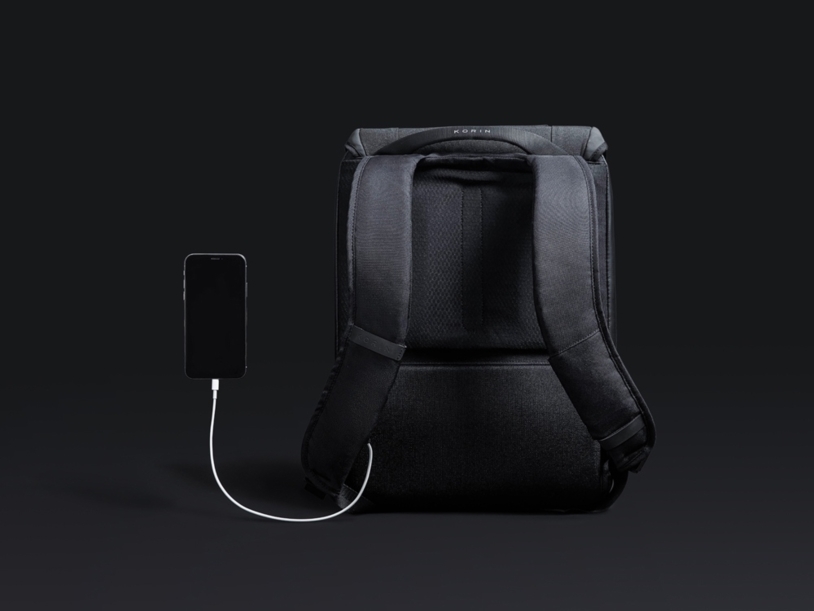 Водостойкий антикражный рюкзак Clickpack для ноутбука 15.6" (Изображение 20)