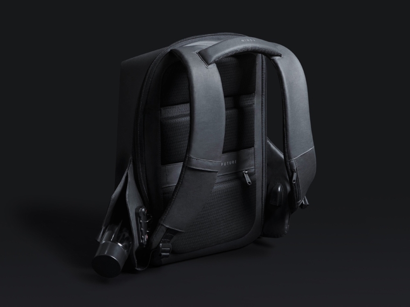 Водостойкий антикражный рюкзак Hipack для ноутбука 15.6" (Изображение 11)