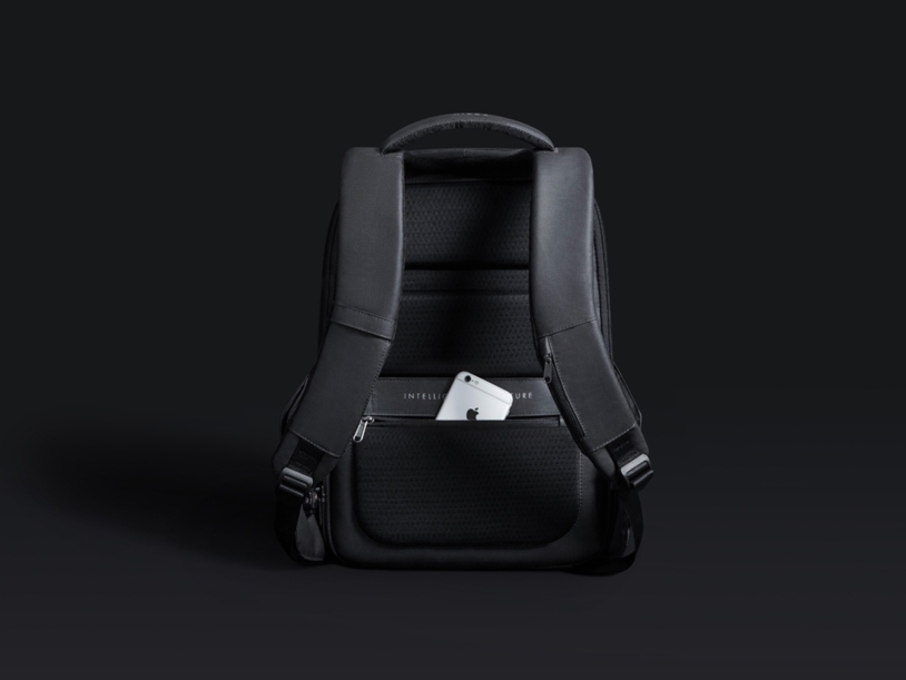 Водостойкий антикражный рюкзак Hipack для ноутбука 15.6" (Изображение 13)