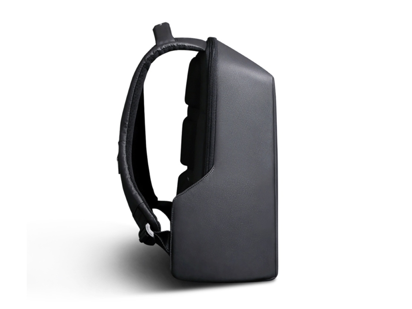 Водостойкий антикражный рюкзак Hipack для ноутбука 15.6" (черный) (Изображение 5)