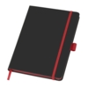 Блокнот A5 «ColorNote Black» (черный/красный) (Изображение 2)