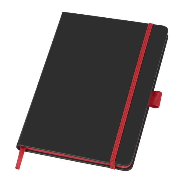 Блокнот A5 «ColorNote Black» (черный/красный) (Изображение 2)