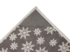 Плед Snowflake новогодний с капюшоном (серый) (Изображение 7)