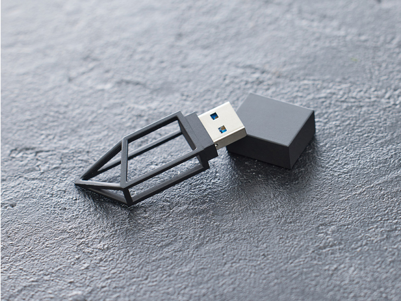 Флешка 32 ГБ USB 3.0 «Дельта» (черный) (Изображение 6)