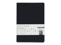 Скетчбук «Sketch &amp; Art» 150 г/м2, soft-touch (черный)