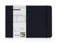Скетчбук «Sketch &amp; Art» 150 г/м2, soft-touch (черный)