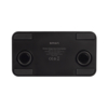 Настольные часы "Smart Box" с bluetooth колонкой (2х3Вт), беспроводным (15W) зарядным устройством и складной подставкой под смартфон (черный) (Изображение 5)