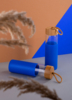 Бутылка для воды "Wellness" в силиконовом чехле (синий) (Изображение 2)