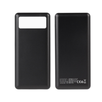 Зарядное устройство "Lumos" 10000 mAh с фонариком, черный (черный)