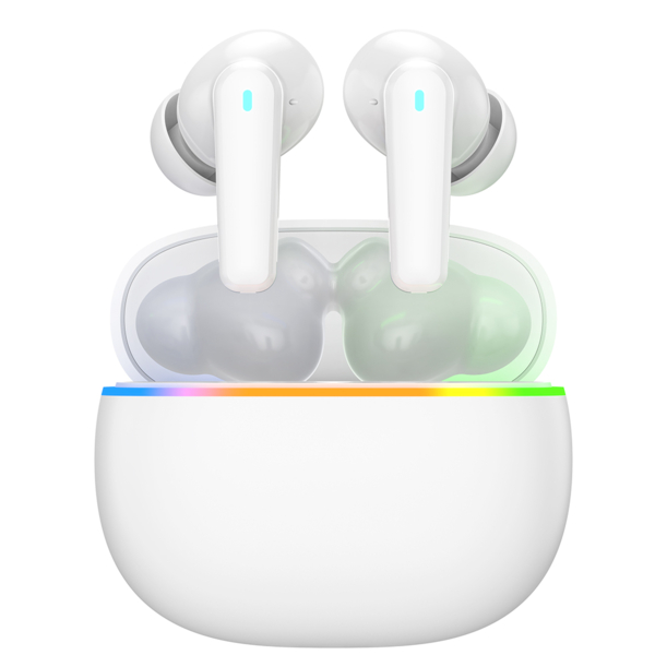 Наушники беспроводные Bluetooth Praise, белые (Белый) (Изображение 2)