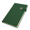 Ежедневник недатированный Linnie, А5, темно-зеленый, кремовый блок (Изображение 1)