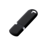 Флеш накопитель USB 2.0 Memo 32GB, пластик Софт Тач, черный/черный (Изображение 1)