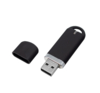 Флеш накопитель USB 2.0 Memo 32GB, пластик Софт Тач, черный/черный (Изображение 2)