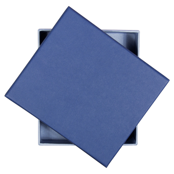 Коробка подарочная Solution, синяя, размер 11*10*2,4 см (Изображение 2)