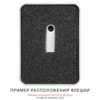 Футляр Ring для флеш накопителя металлический, размер 11,5*8,5 см, серебристый (Изображение 2)