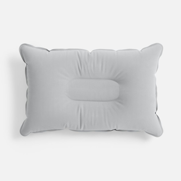 Надувная подушка Pillowish, серая (Изображение 1)